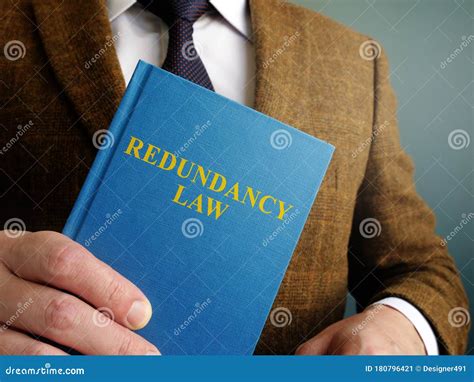 Redundancy Law about Termination and Employee Rights Stock Image ...