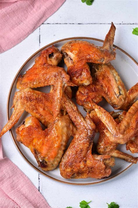 Crispy Baked Whole Chicken Wings (at 375 F.)