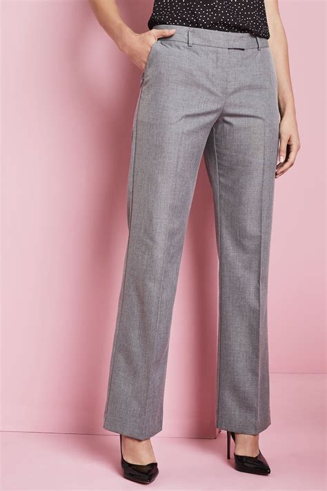 Alderley Women's Trousers, Reg Fit, Tall Length, Grey Sharkskin | SJ