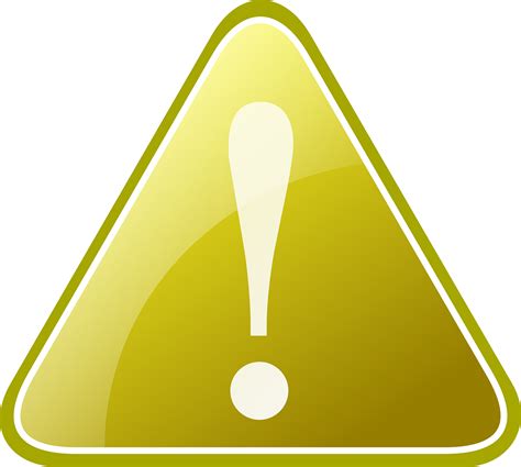 Download Yellow Exclamation mark PNG Image for Free