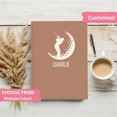Golf Notebook, Golfer Journal, Senior Golf Gift, Gift for Golfer, Golf ...