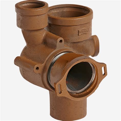 Floor Mounted Vertical Offset Fitting with Side Inlet | Woods & Jaye