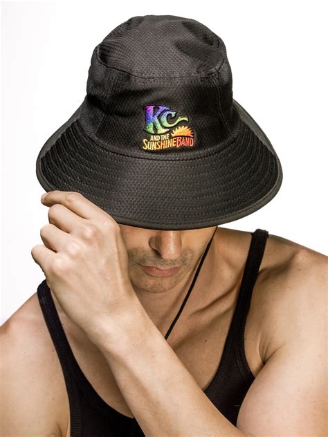 Black Sun Hat with Color Logo – KC and The Sunshine Band