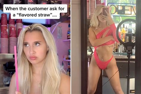 TikTok 'bikini barista' goes viral with wild work stories