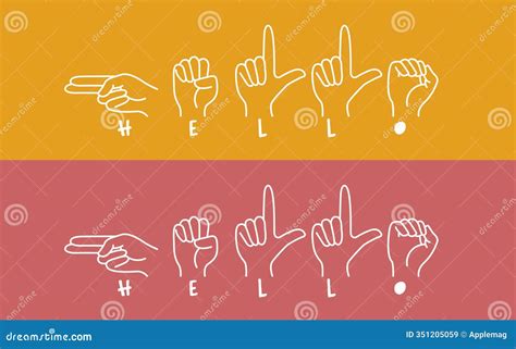 Deaf Sign Language HELLO for World Hello Day on November 21, Promoting ...