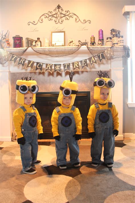 Three little minions halloween costume contest at costume works com ...