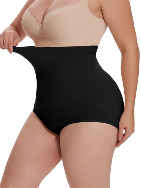 Anyfit Wear Women's Plus Size High Waisted Shapewear Tummy Control ...