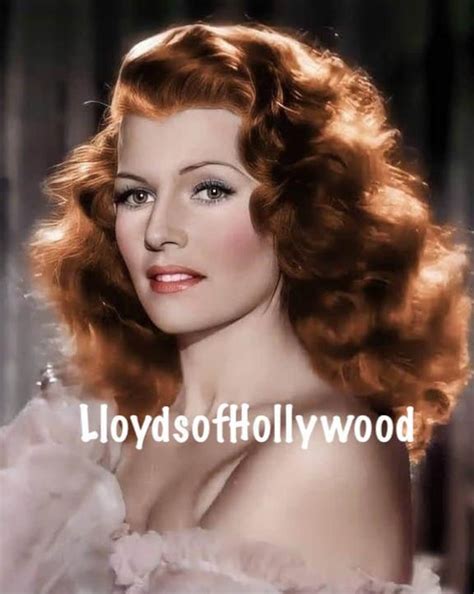 Rita Hayworth as Gilda Beautiful and Glamorous Close up Color ...