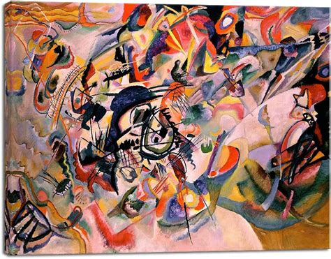 AXXPosters-Canvas Wall Art Wassily Kandinsky Composition Viii Picture ...
