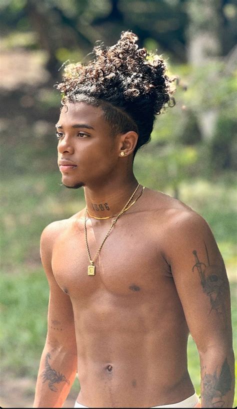 Light Skin Men with Curly Hair