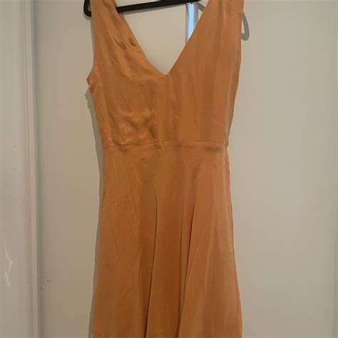 Nude lucy mini orange dress Size - S Brand new... - Depop