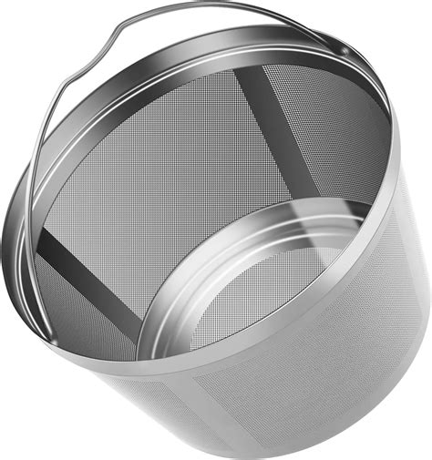 Amazon.com: Stainless Steel Reusable Coffee Filters Basket 8 12 Cup ...