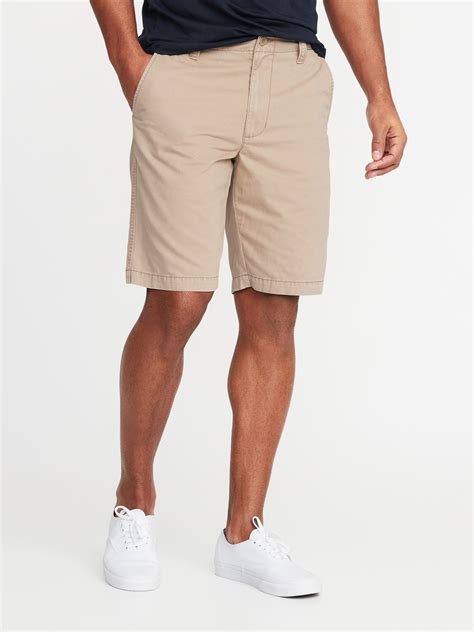 Straight Lived-In Khaki Shorts for Men - 10-inch inseam | Old Navy ...