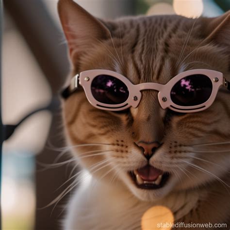 Cat with Sunglasses | Stable Diffusion Online