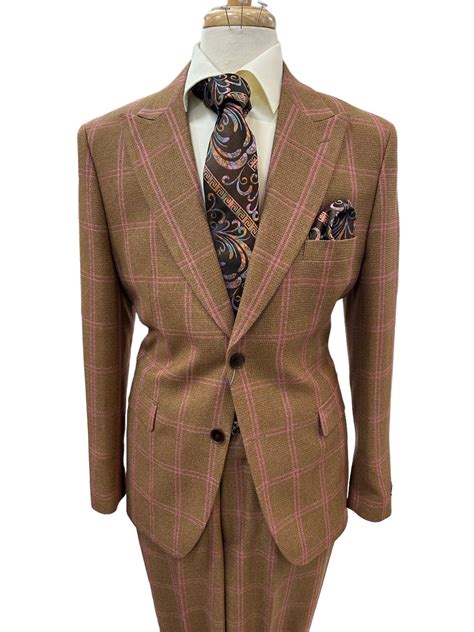 Canuti Canuti 2B Window Pane Suit - The City Warehouse