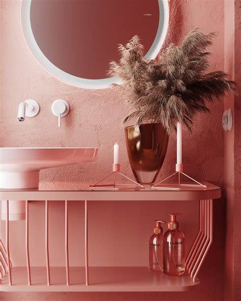 Pink Bath Accessories