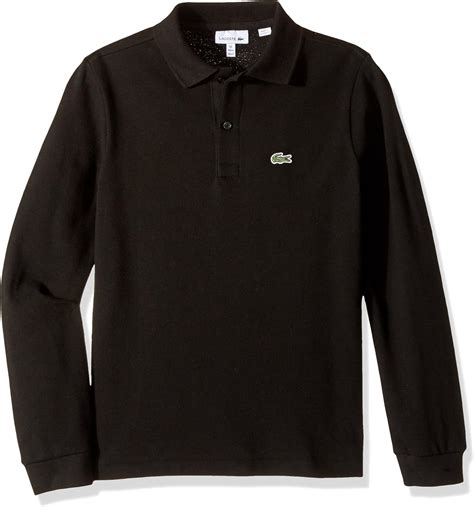 Lacoste Boys Boy Long Sleeve Classic Solid Pique Polo: Amazon.ca ...