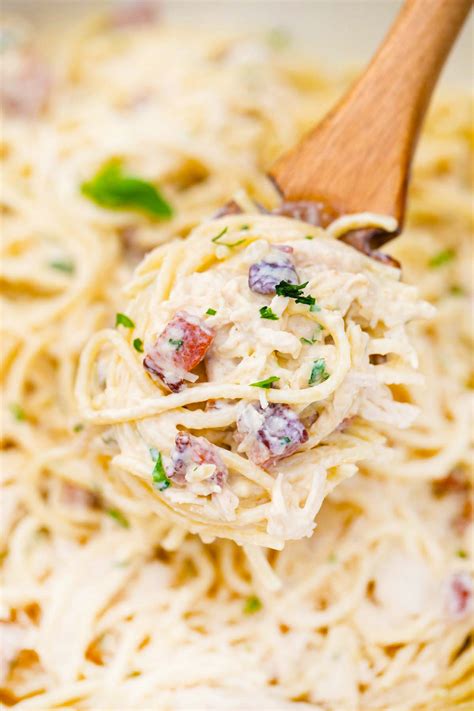 Spaghetti Carbonara With Bacon Instant Pot Pasta Carbonara Recipe