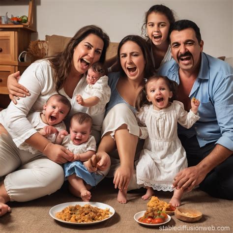 Family Fighting Scene | Stable Diffusion Online