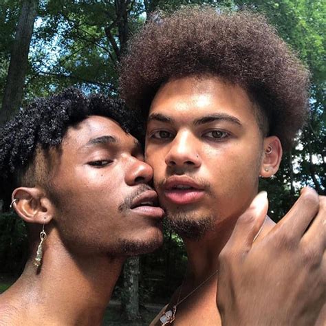 Image may contain: 2 people, outdoor and closeup | Black gay, Gay ...
