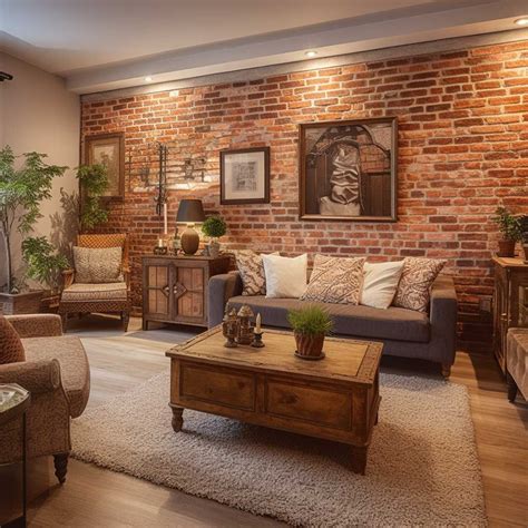 15+ Inspiring Living Rooms with Brick Walls: Transform Your Space