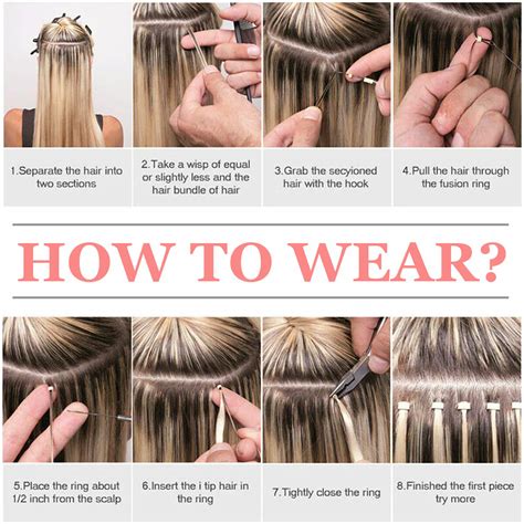 200G CLEARANCE Nano Ring 100% Human Remy Hair Extensions Micro Loop ...