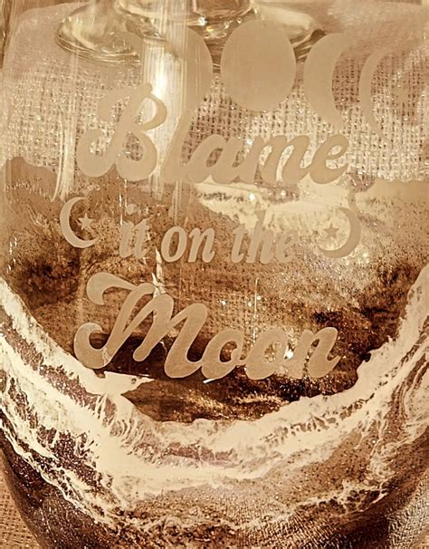 Wine Glass | Stemless | Blame It on the Moon - Becca