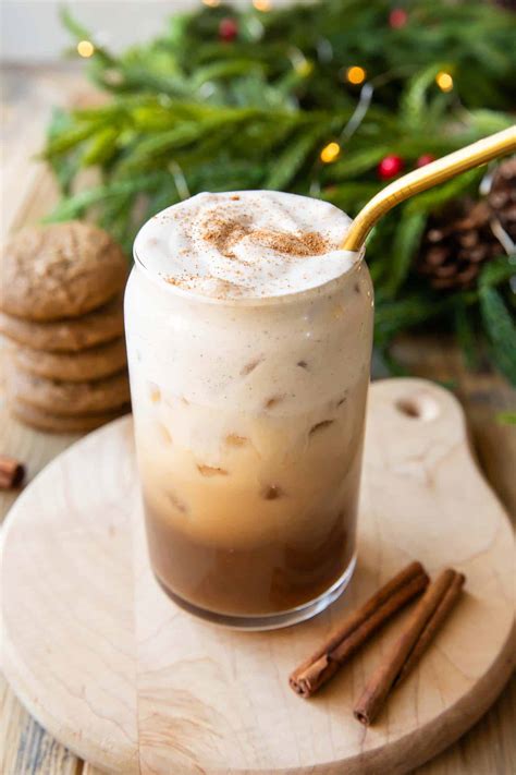 Iced Gingerbread Oatmilk Chai Latte - Jar Of Lemons