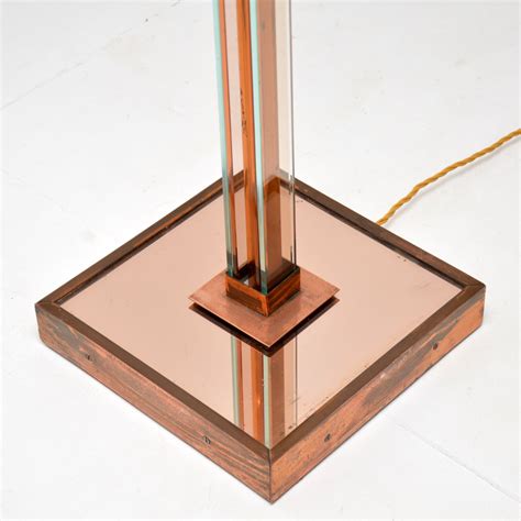 1930's Vintage Art Deco Copper Floor Lamp | Marylebone Antiques