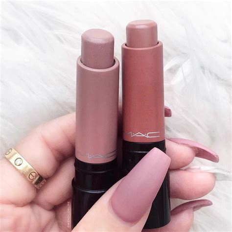 Gorgeous shades of MAC lipsticks and long nails for spring beauty. # ...
