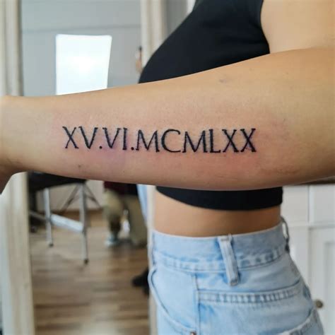70 roman numeral tattoos that will mark your most memorable date – Artofit