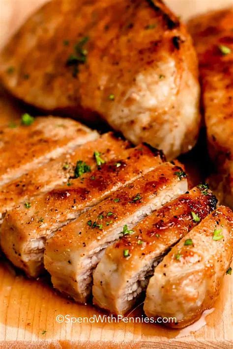 Pan Seared Pork Chops - Spend With Pennies