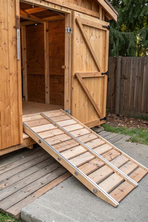 19+ Creative Shed Ramp Ideas for Your Backyard - Alderlight