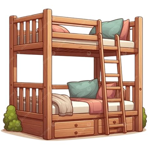 Bunk Bed Clip Art Children Room Modern Bunk Bed Icon Outline Style