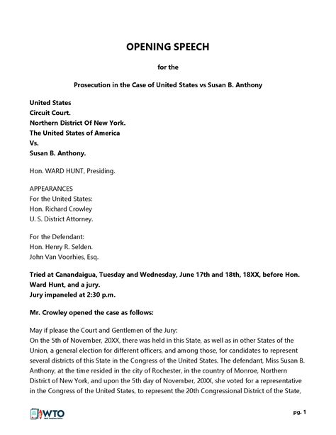 How to Write an Opening Statement (18 Best Examples)