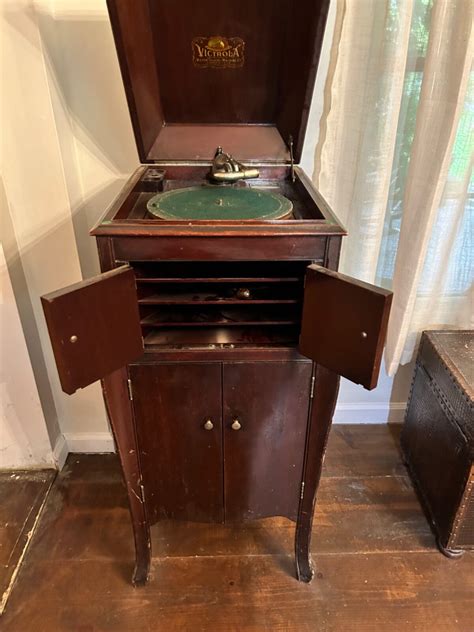 Antique VICTOR VICTROLA PHONOGRAPH VV-Xi TALKING MACHINE Record Player ...