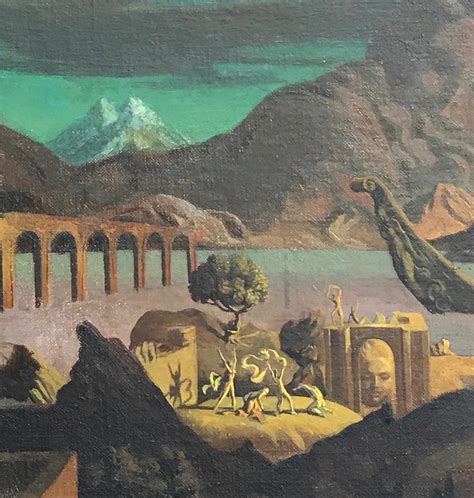 Salvador De Regil - SALVADOR DE REGIL 1951 Surrealist Landscape w ...