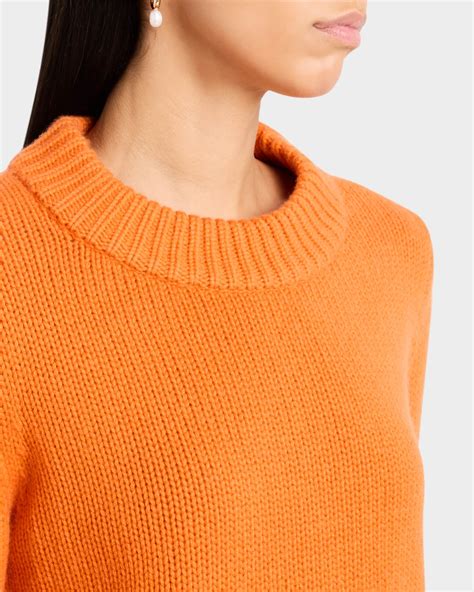 La Ligne Wool Cashmere Solid Mini Marin Sweater | Neiman Marcus