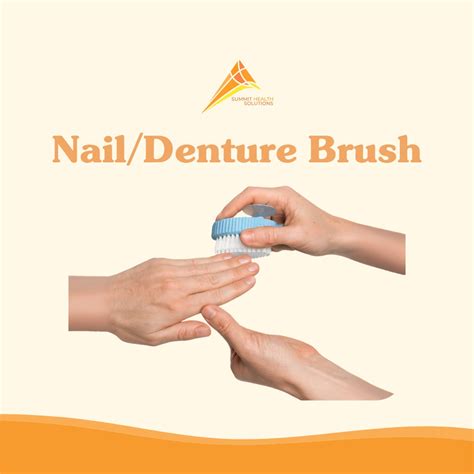 Nail/Denture Brush | Summit Health Solutions - Dual-Purpose Cleaning ...