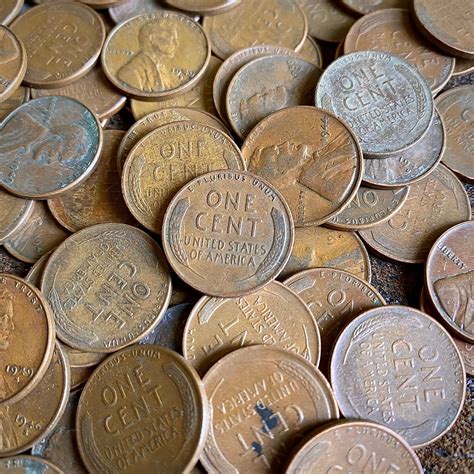 10 Wheat Pennies, Lucky Penny With Pre-drilled Holes for Jewelry-making ...