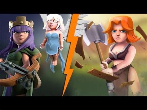 Clash Of Clans | Valkyries Party Part 25: Queen Walk + Mass Valkyries ...