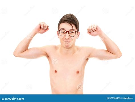 Muscle Man Flexing Back Muscles Royalty-Free Stock Photo ...