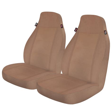 Genuine Dickies Universal 2 Piece Noah Cloth Car Seat Covers Beige ...
