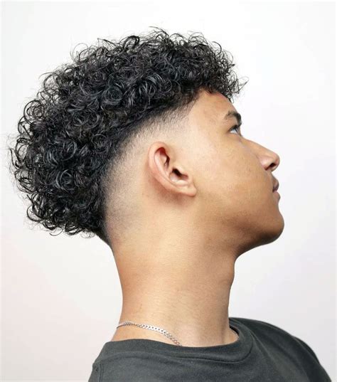 Taper Haircut With Curls