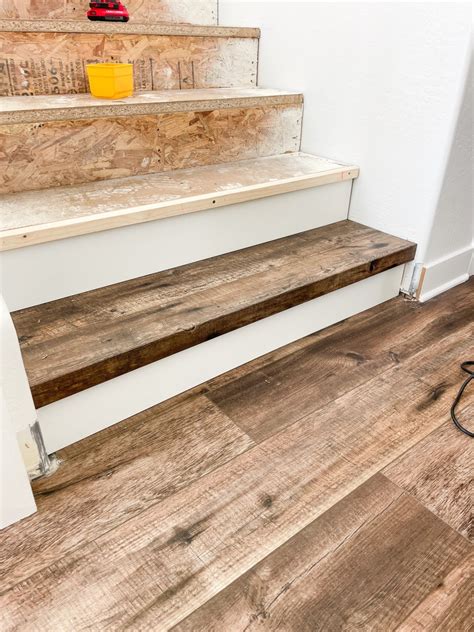 How to install luxury vinyl flooring on stairs – Artofit