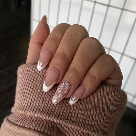 Half White Nail Designs at Isabel Syme blog