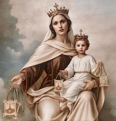 The Memorial of Our Lady of Mount Carmel | Imágenes religiosas, Fotos ...