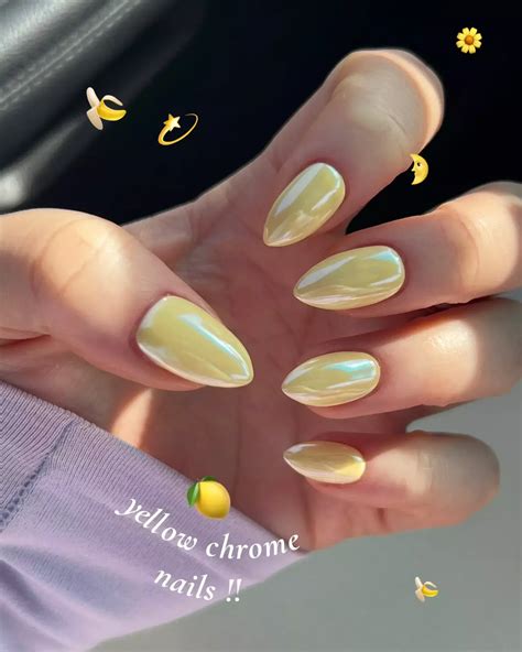 Yellow Chrome Nails | Gallery posted by Bre Sheppard | Lemon8 more in ...