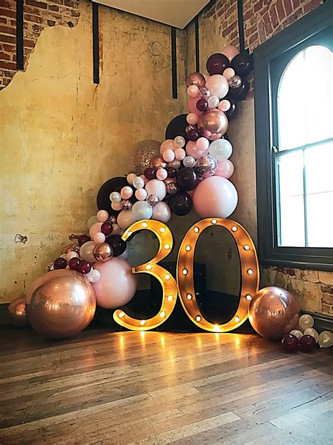 Burgundy, pink and rose gold balloon garland by Stylish Soirees Perth ...