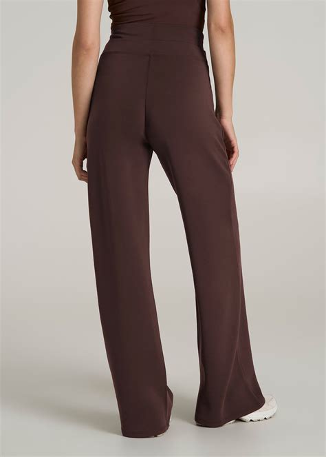 Soft Motion Wide Leg Ultra High Rise Pant for Tall Women in Espresso ...